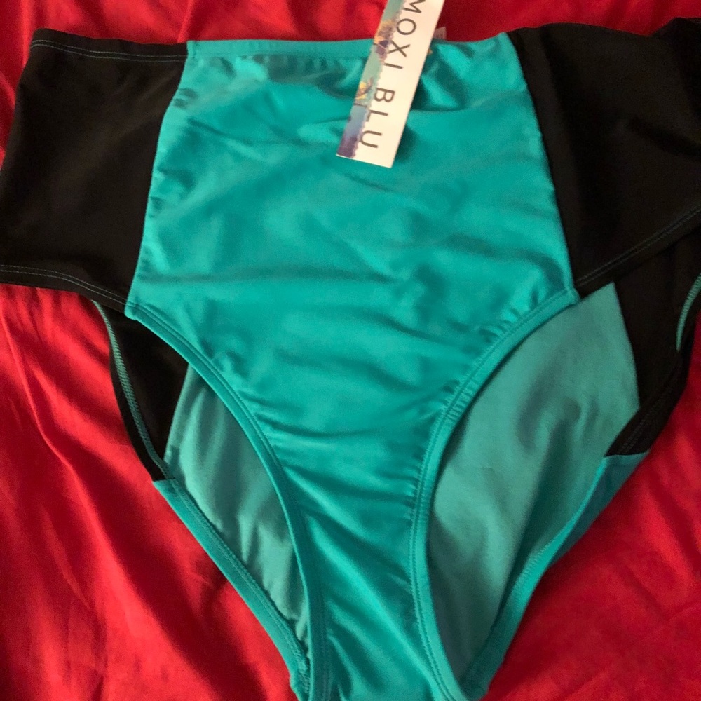 High waisted bikini bottoms